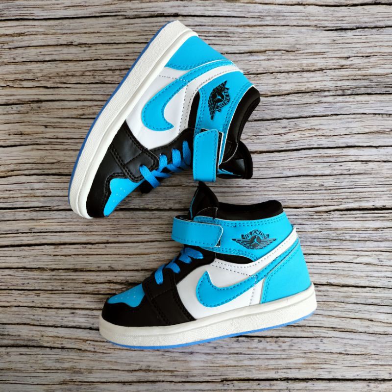 SEPATU JORDAN ANAK BLUE PREMIUM QUALITY NIKE JORDAN ANAK BIRU