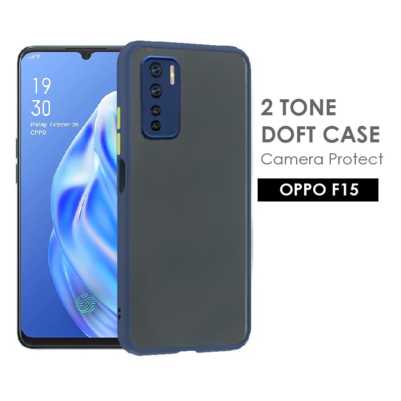 CASE HP OPPO A74 SOFTCASE DOVE MATTE PLUS PELINDUNG CAMERA