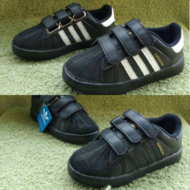 Adidas superstar black