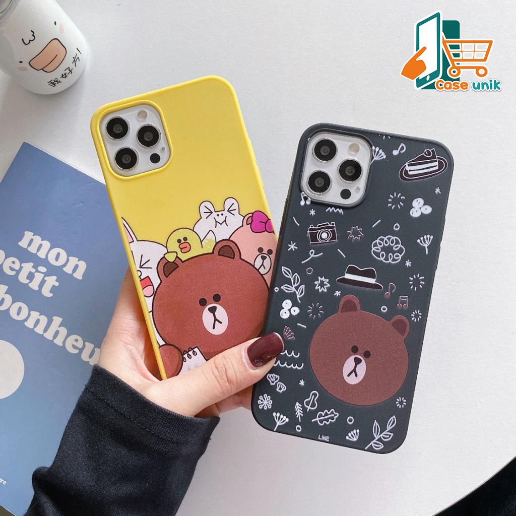 SS015 Softcase BEAR  xiaomi redmi 4a 3 5a 6a 8a 8 9a 9c 9 9T POCO M3 CS3628