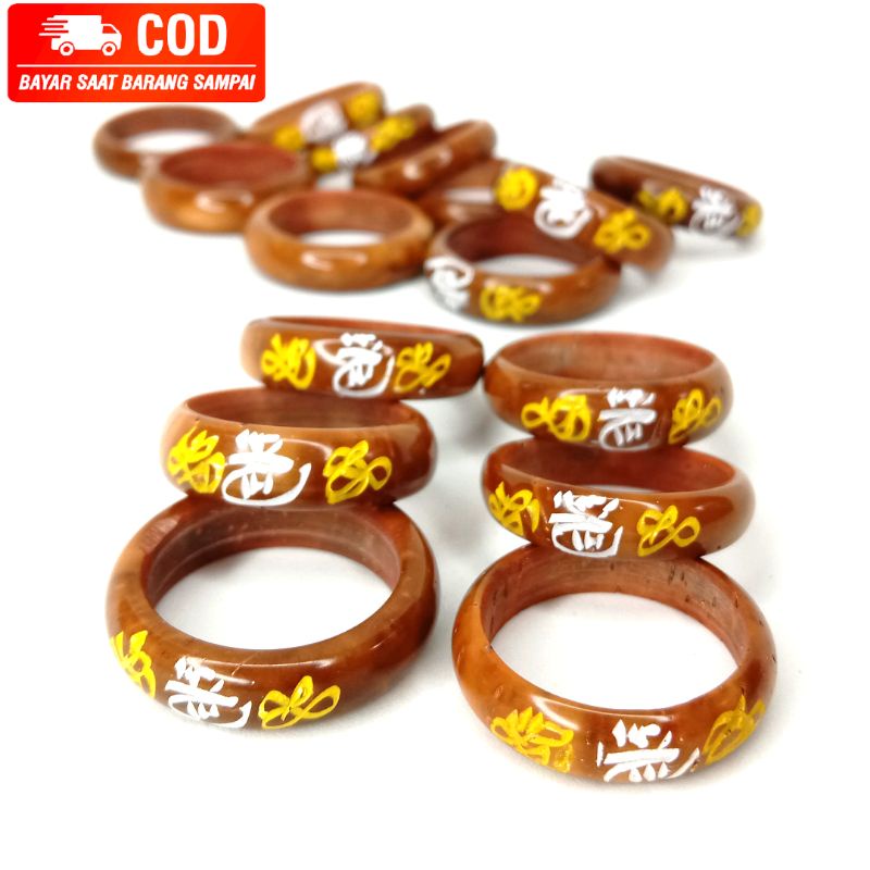 cincin kokka kauka kaoka kaokah kaukah kokkah rajah-Coklat