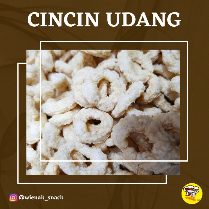 Camilan kiloan Cincin Udang / Slondok Udang (500 g)
