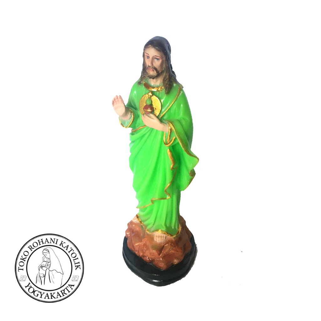 PATUNG YESUS FOSFOR 25 CM / PATUNG YESUS HATI KUDUS / PATUNG KATOLIK