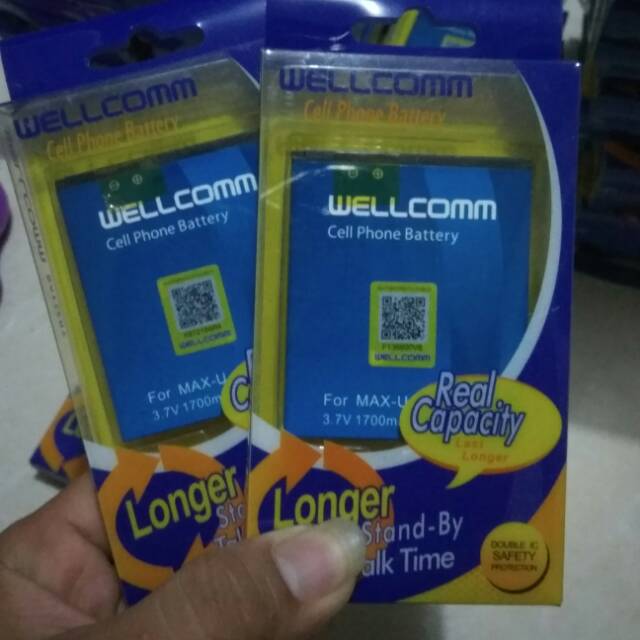 Baterai Andromax MAX-U wellcomm