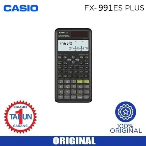 

CALCULATOR SCIENTIFIC FX-991ES PLUS - KALKULATOR CASIO FX 991 ES PLUS - ALAT HITUNG BERGARANSI MURAH