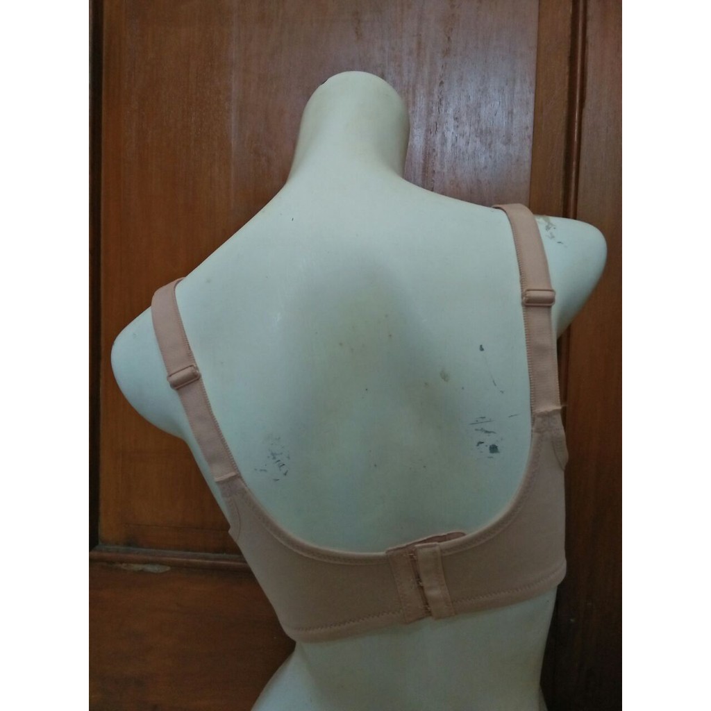 BRA Sorex 02008 busa tipis tanpa kawat big cup size 36 38 40 42 44 bh besar Katun 3 kait BTK