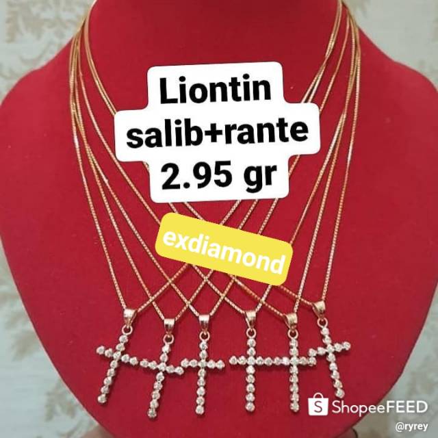 Liontin Berlian Medan Asli