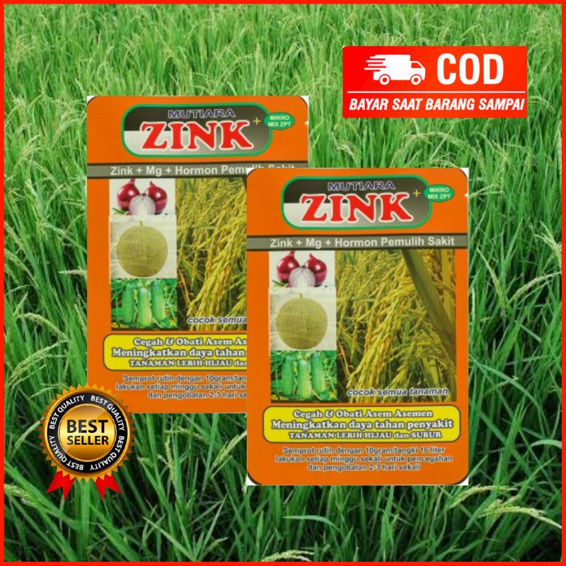 [Pupuk Terlaris] Mutiara zink kemasan 150gr
