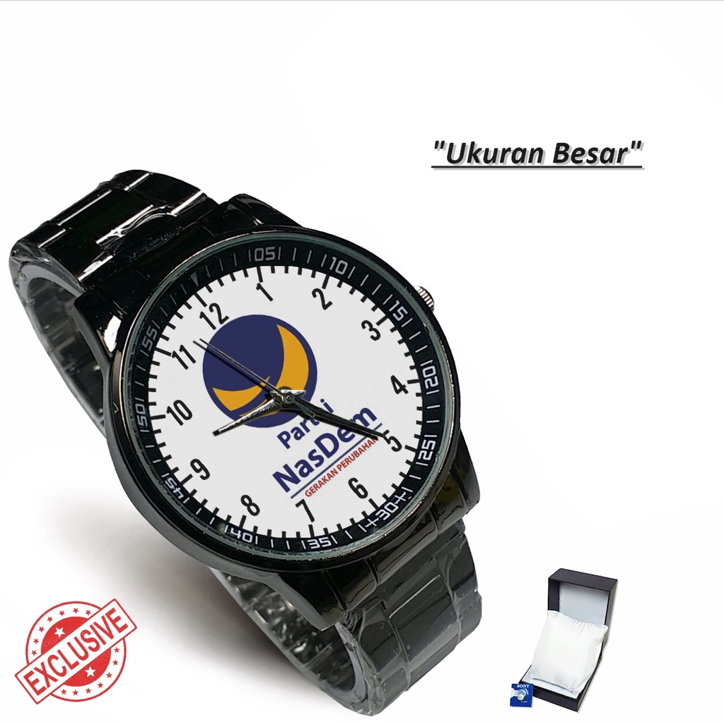 Jam Tangan Rantai Couple PARTAI NASDEM - 03 (Nice)