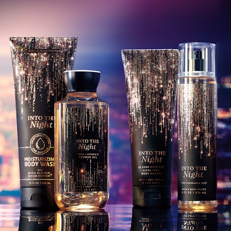 BBW BATH AND BODY WORKS INTO THE NIGHT BODY MIST BODY LOTION BODY CREAM