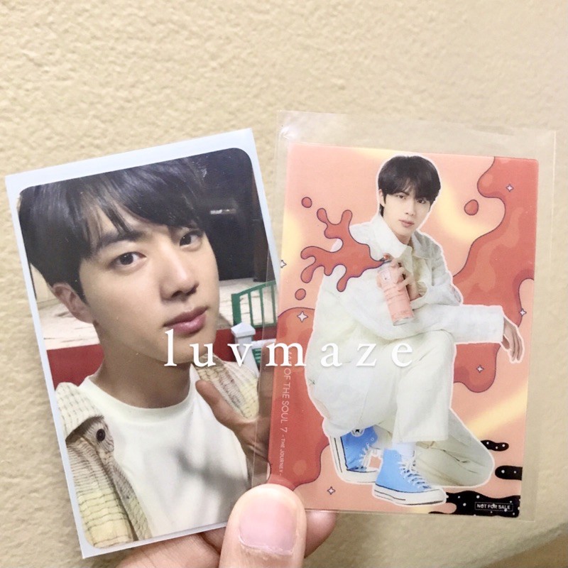 READY STOCK PHOTOCARD PC OFFICIAL BTS JIN SEOKJIN MOTS JOURNEY JAPAN REGULAR