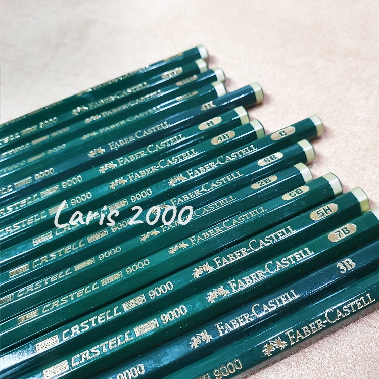 

(per pcs) Pensil Faber Castell / Graphite Pencil / Pensil Gambar 6H 5H 4H 3H 2H H F HB B 2B 3B 4B 5B 6B 7B 8B