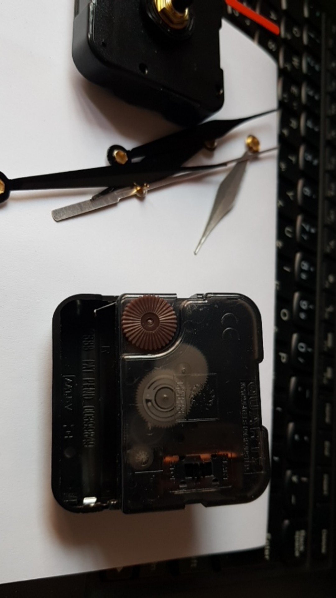 Mesin Jam Dinding 12888 14.6mm Original Taiwan