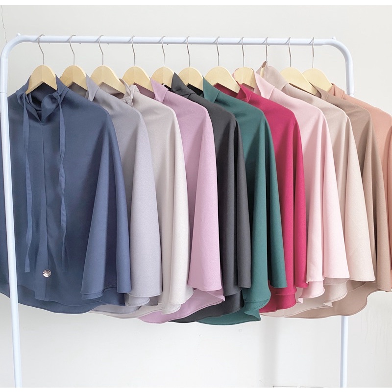 Sovva Label - Bergo Maryam Hijab Instan Tali Bahan Premium Lady Zara-3