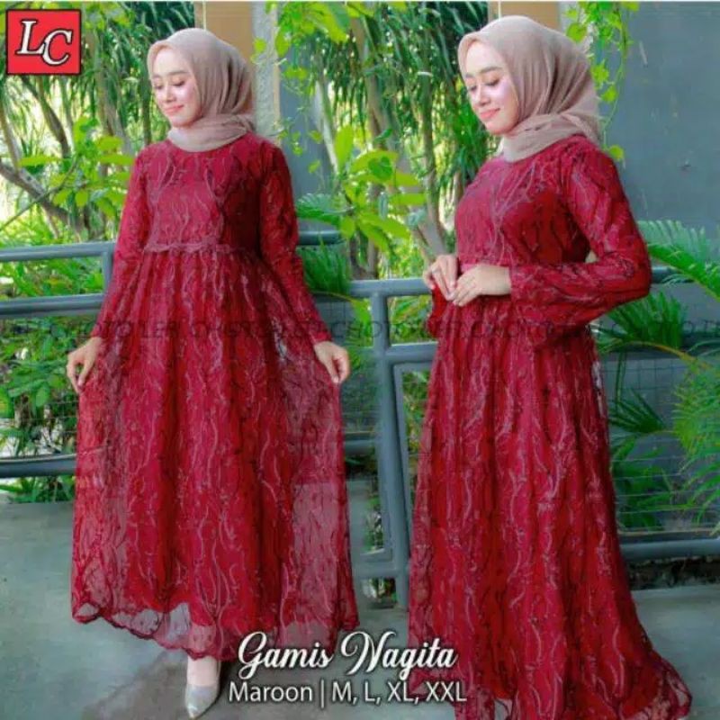 KEBAYA GAMIS LEFI/GAMIS TILLE/GAMIS KONDANGAN