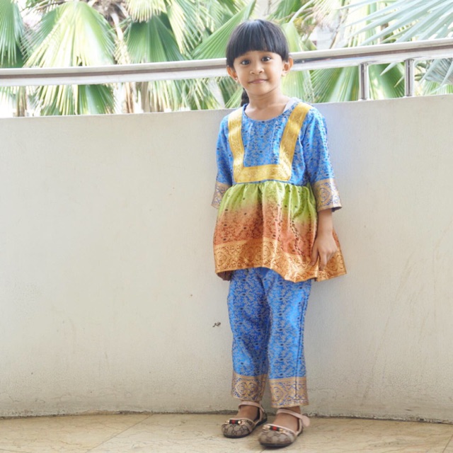 Baby Doll Set Anak dari Sari India