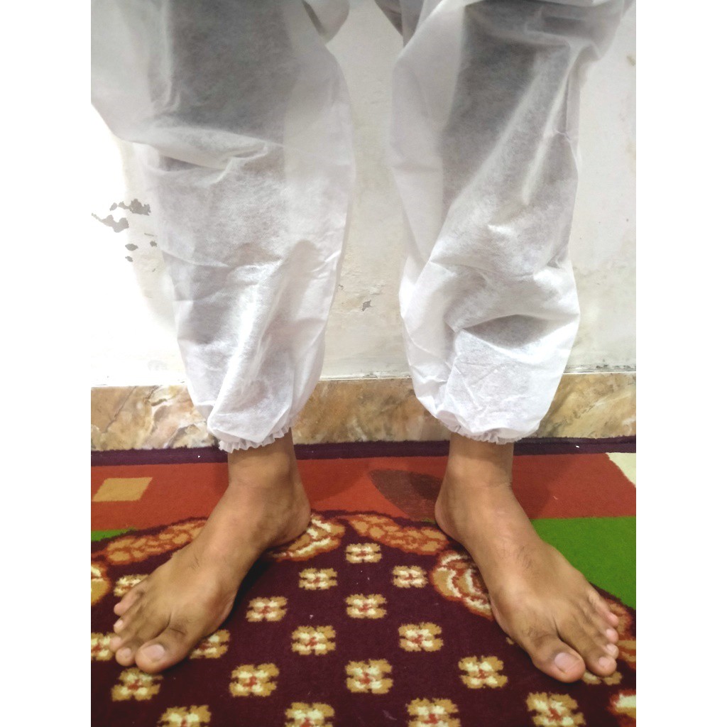 Alat Pelindung Diri APD Baju Hazmat Jumsuit Coverall Spunbound