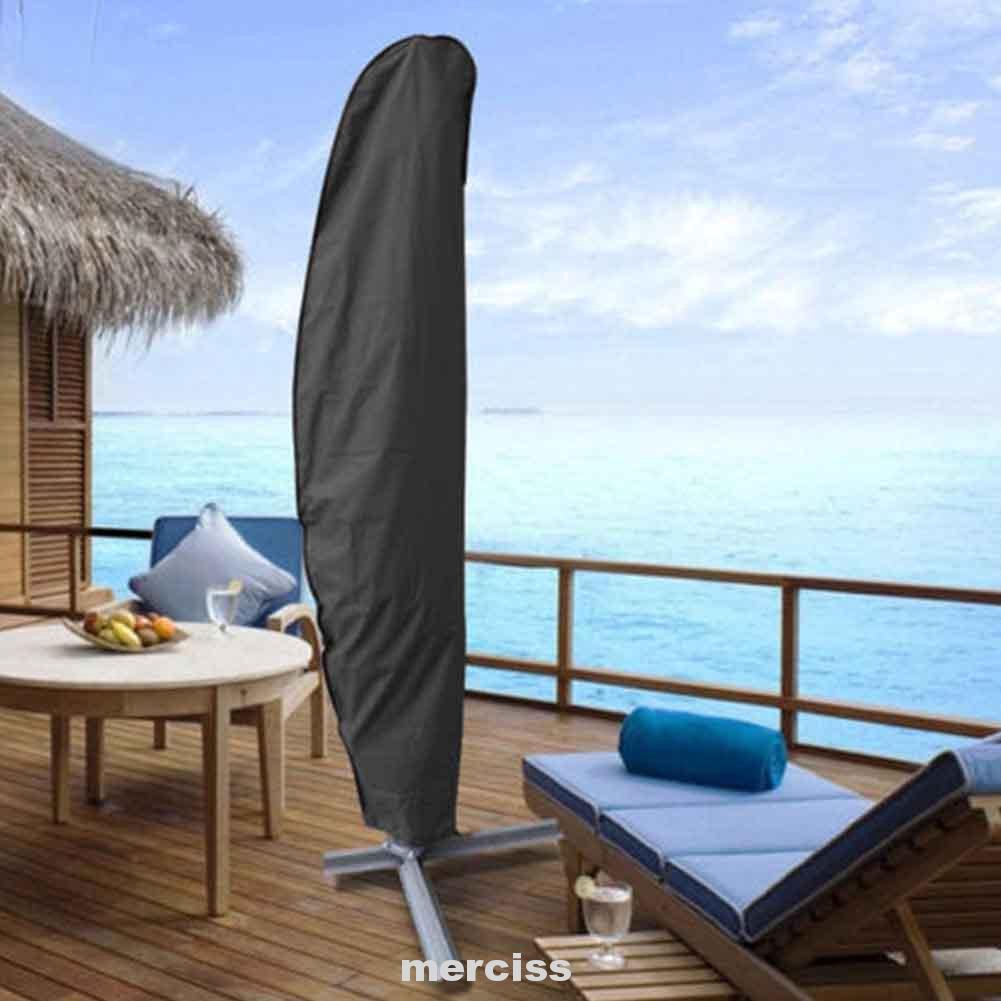 Outdoor Garden Universal Patio Cantilever Anti Uv Large Umbrella Protective Parasol Cover Shopee Indonesia