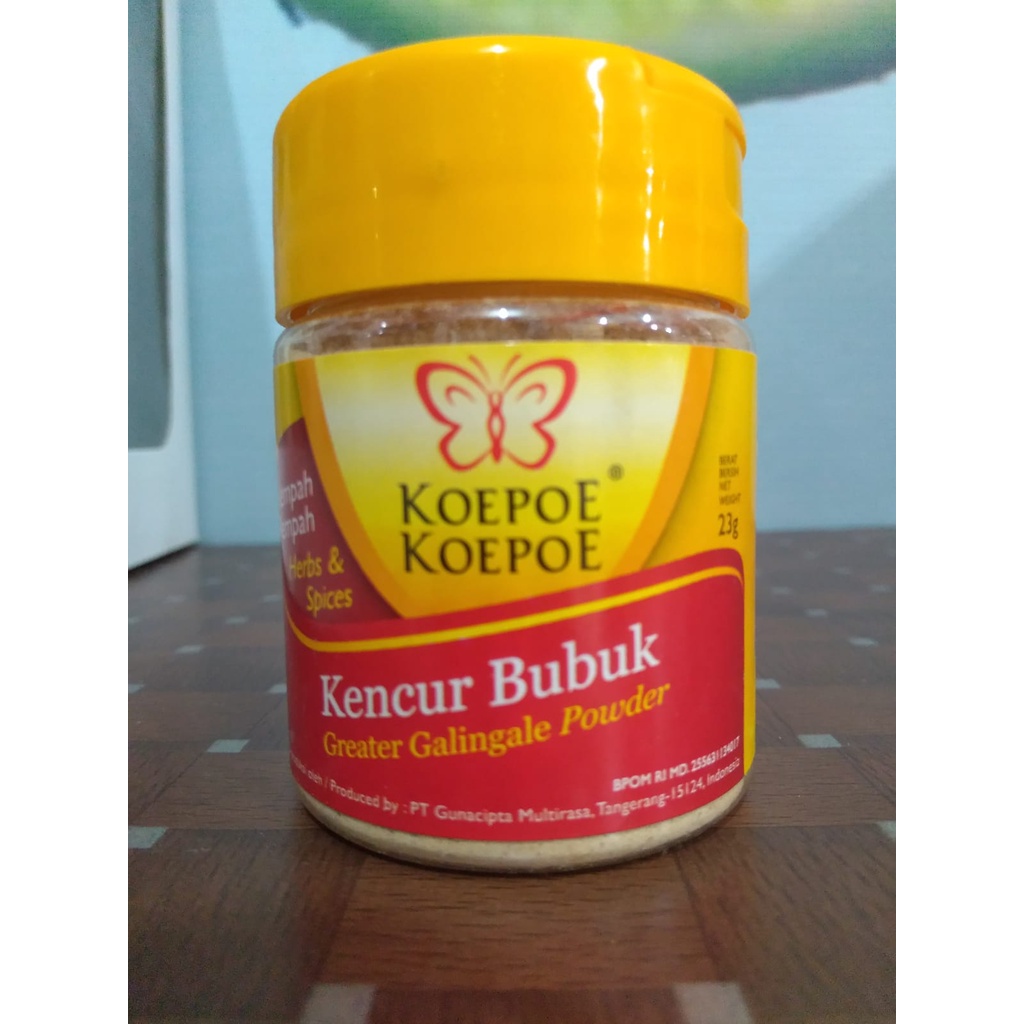 

Kencur bubuk Koepoe koepoe murah packing ori 23gr