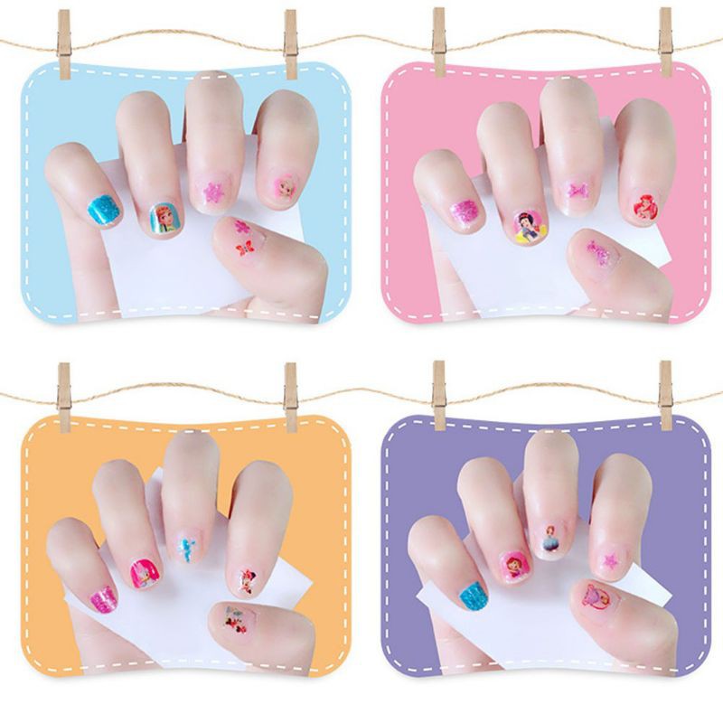 Stiker Kuku Anak Motif Kartun Lucu / Finger Nail Art