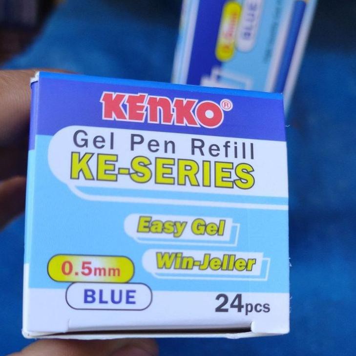 

DC8 Refill isi ulang easy gel kenko ke-series hitam dan biru isi 24 pcs Ready stock