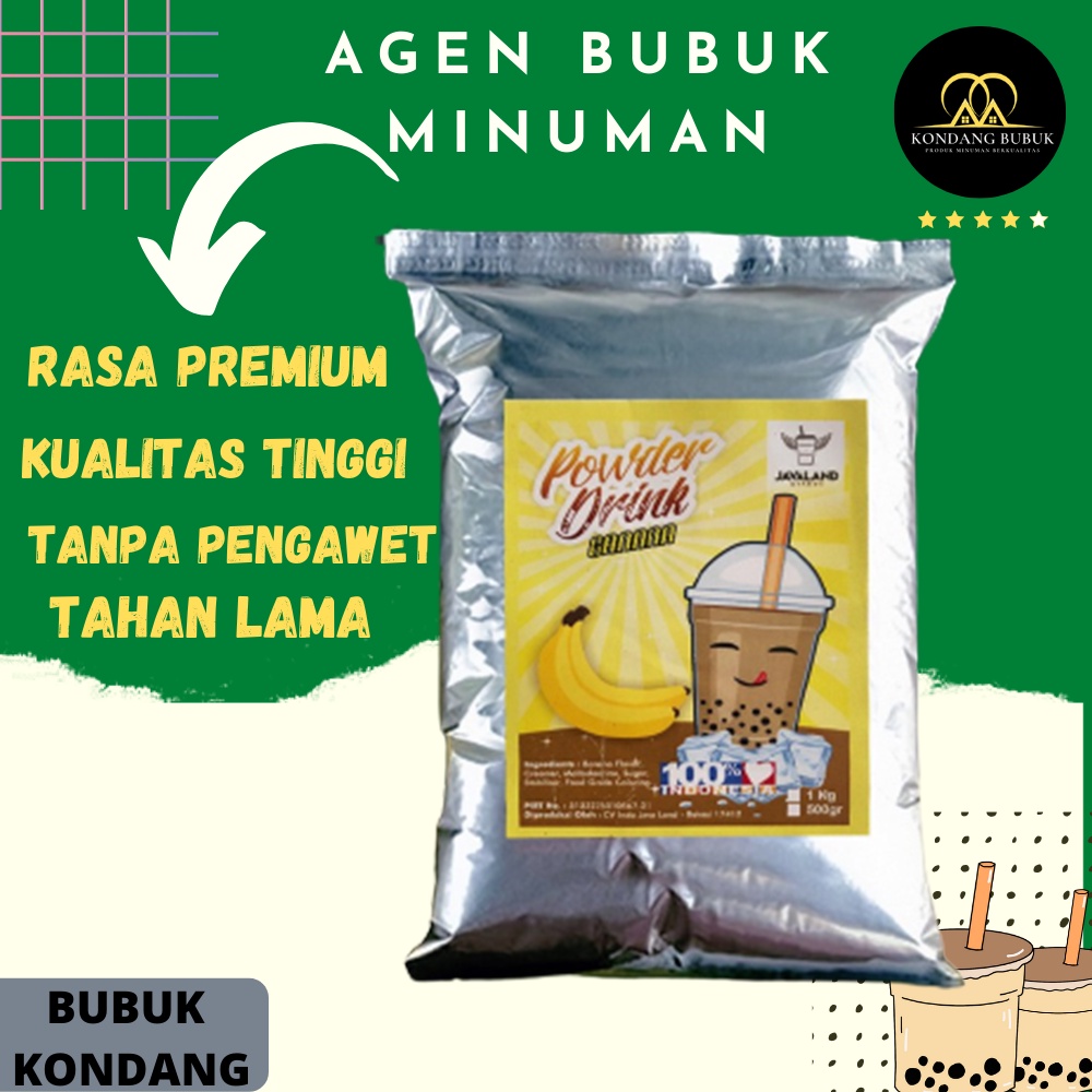 

Bubuk minuman premium rasa banana