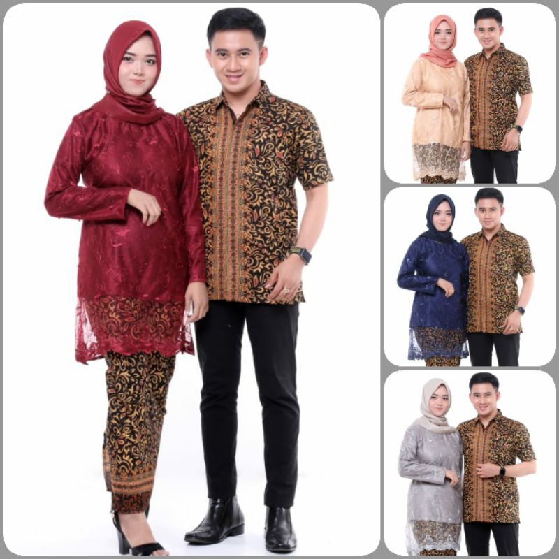 COUPLE JESSY TERBARU • KERAH JAS BERBUSA • COUPLE BATIK • SARIMBIT BATIK • COUPLE KELUARGA •