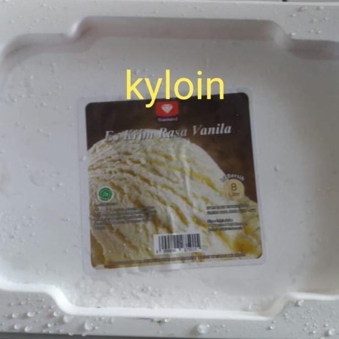 

READY COD Ice Cream Es Krim Diamond Rasa Vanilla 8 L GRATIS ONGKIR Kode 69