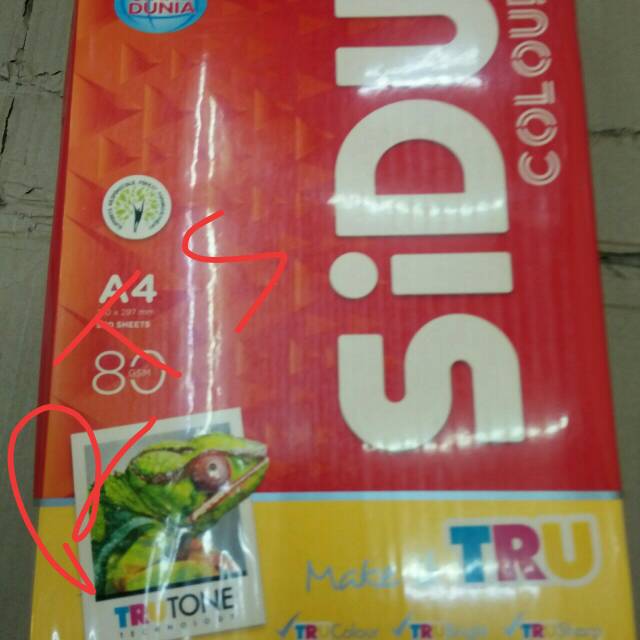 

Kertas warna sidu a4 it 200 GOLD 80grm