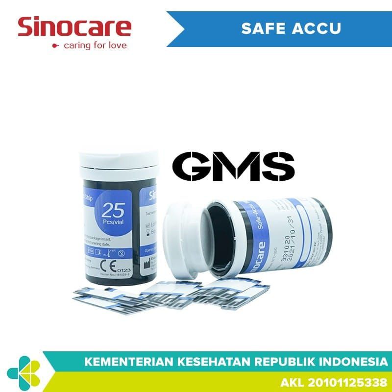 Sinocare Strip Gula Safe Accu isi 50 Strip