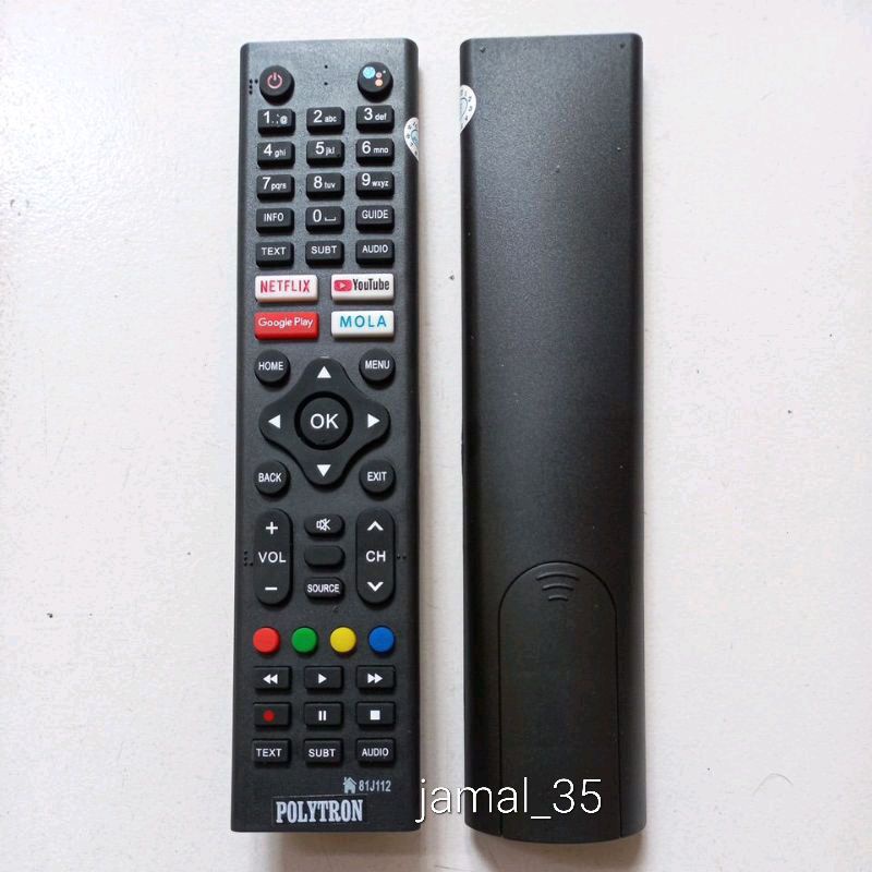 REMOT TV POLYTRON LED LCD ANDROID/SMART TV 81J112/81iJ960