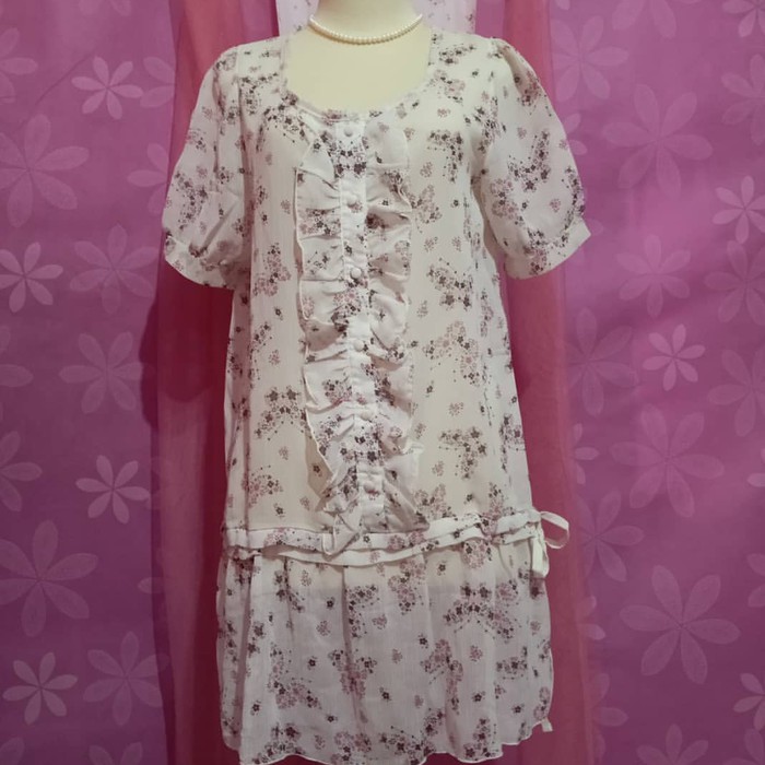 Dress Shabby Flowers Petite Flute