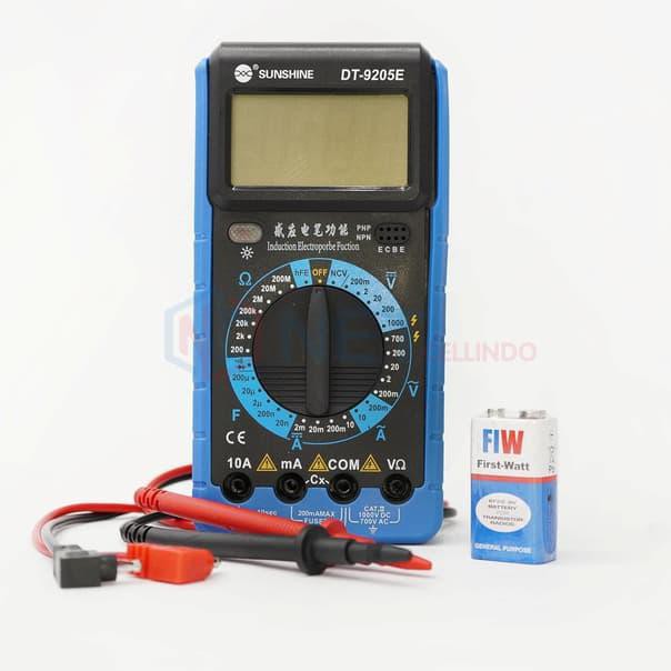 TOOLS MULTI TESTER / MULTITESTER DIGITAL SUNSHINE DT9205E / SS DT9205E