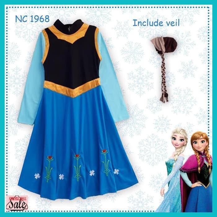 ssecnirp- baju muslim elsa / frozen 2 -asliiii.