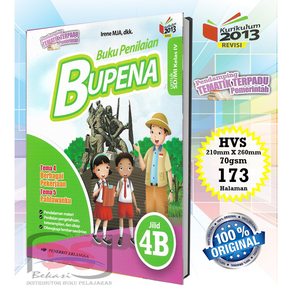 Bupena Jilid 4b Kelas 4 Sd Pendamping Tematik Kurikulum 2013 Revisi 2017 Shopee Indonesia