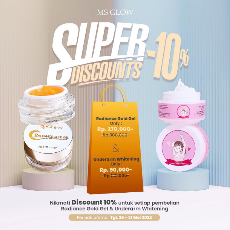 Ms Glow Underarm Inner Lightening Cream / Underarm Ms Glow