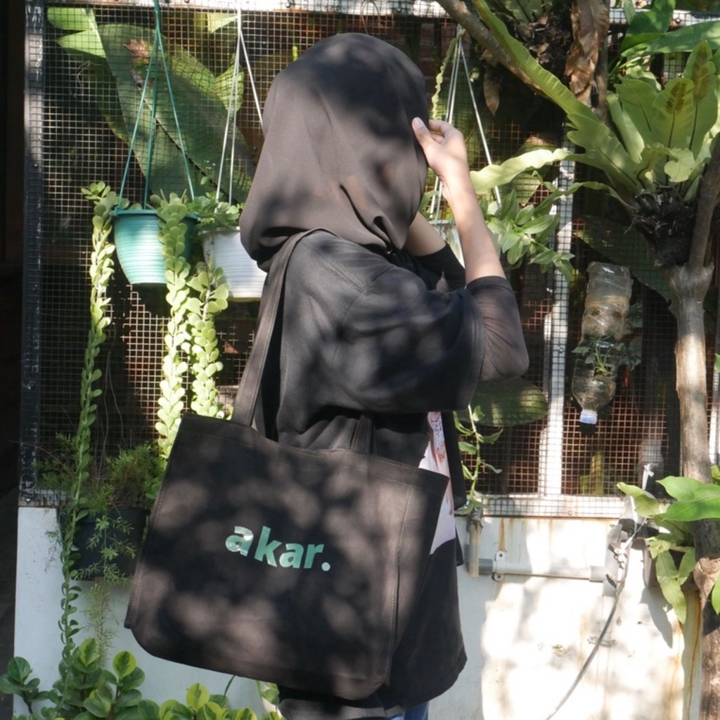 Totebag Wanita Kanvas Aesthetic Tas Tote Bag Sekolah Kuliah Korea Terbaru