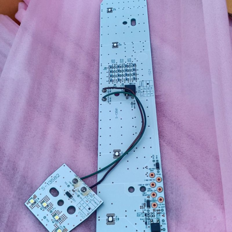 Lampu tanpa reflektor depan vario 110 fi led - pcb lampu depan vario 110 led soket 7 pin