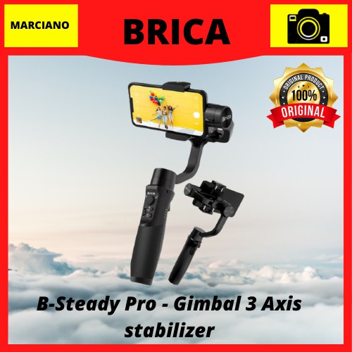 Brica B-Steady Pro - Gimbal 3 Axis stabilizer Black