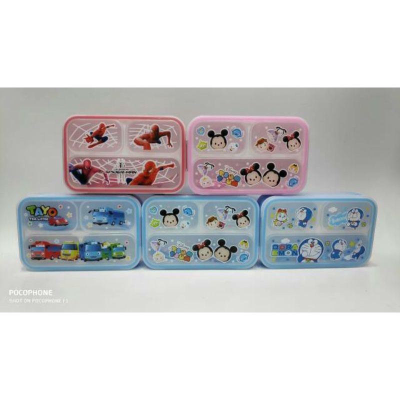 TEMPAT MAKAN YOYE MINI/ BEKAL ANAK/ LUNCH BOX/  KARAKTER ANAK