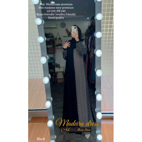 Dress Wanita Muslim Model Terbaru Good Quality Madeira Dress By Meisa Store Terbaru Kekinian Wudhu F