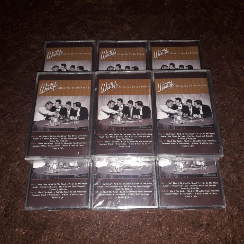 Kaset WESTLIFE - Allow Us To Be Frank - Audio Cassette Tape