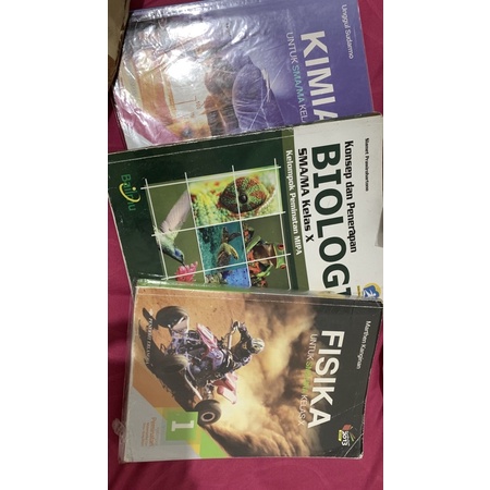 

buku kimia biologi fisika
