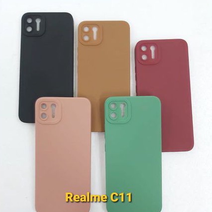 Case ProCamera Soft Matte With Camera Protector 9D Realme C2 C11 C15 Narzo 50A