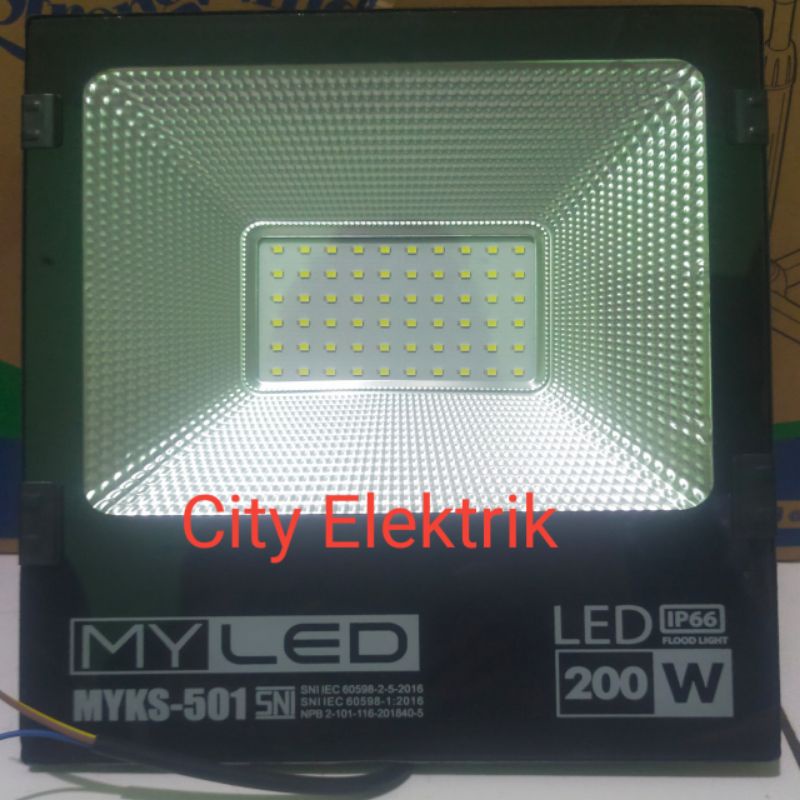 Lampu Sorot / Lampu Tembak 200 Watt My Led ( Putih )