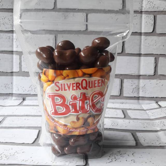 

Coklat Kiloan Silverqueen Bites Mede/Almond 250gr