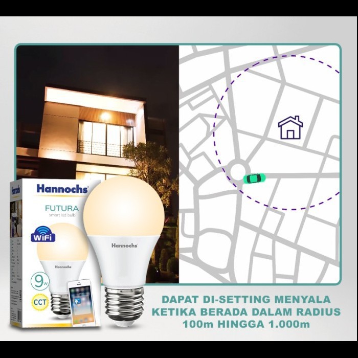 Smart LED WIFI Hannochs Futura CCT 14W / Smart LED Bulb