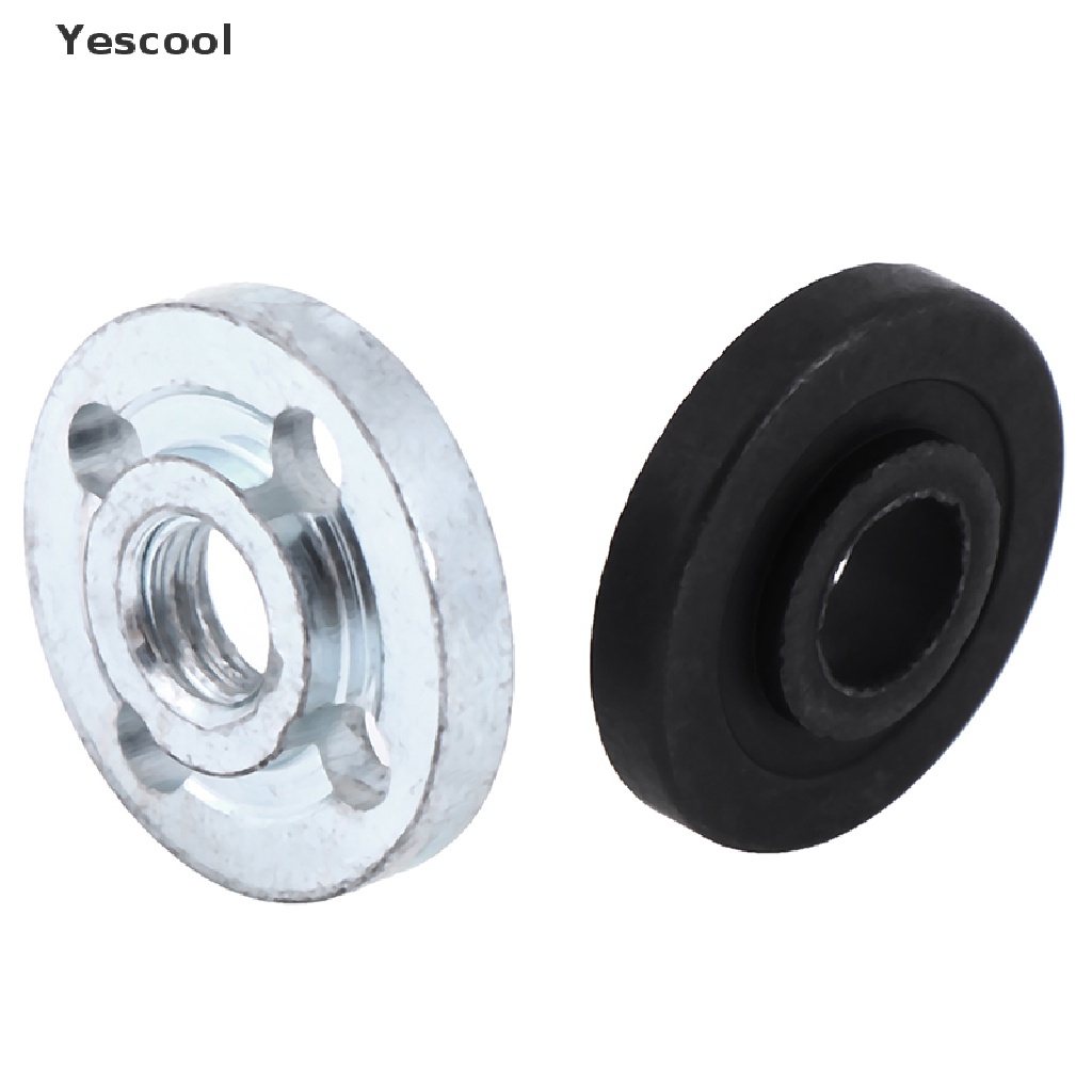 Yescool 2PCS / Set Flange Inner Outer Pengganti Untuk Angle Grinder