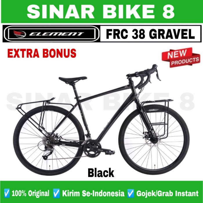 Sepeda Gravel ELEMENT FRC 38 Alloy 18 Speed Shimano