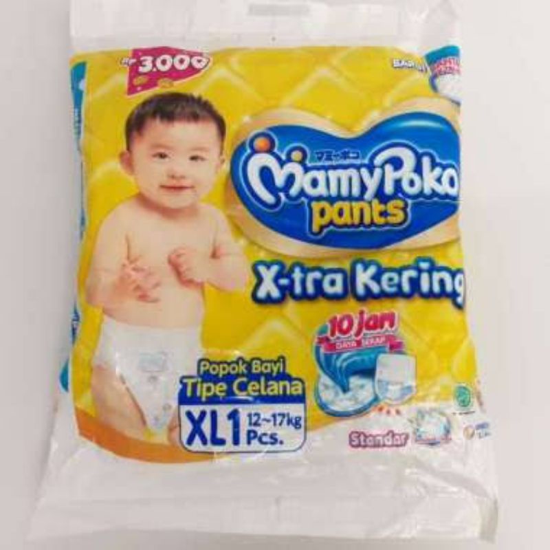 Mamypoko pant extra renceng ukuran XL/ diapers popok celana mamy poko ( 10sachet )